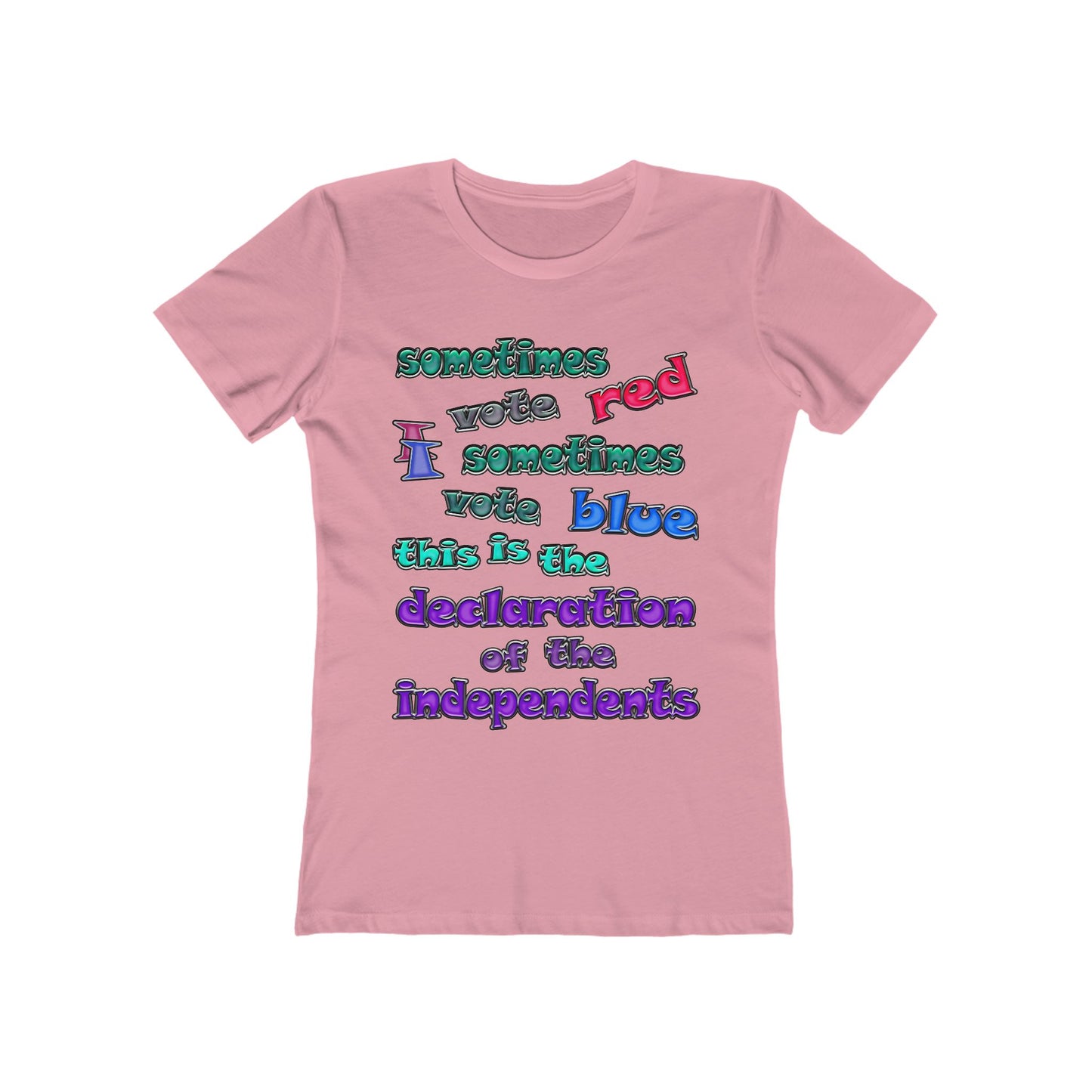 declaration of the independents - Women's The Boyfriend Tee