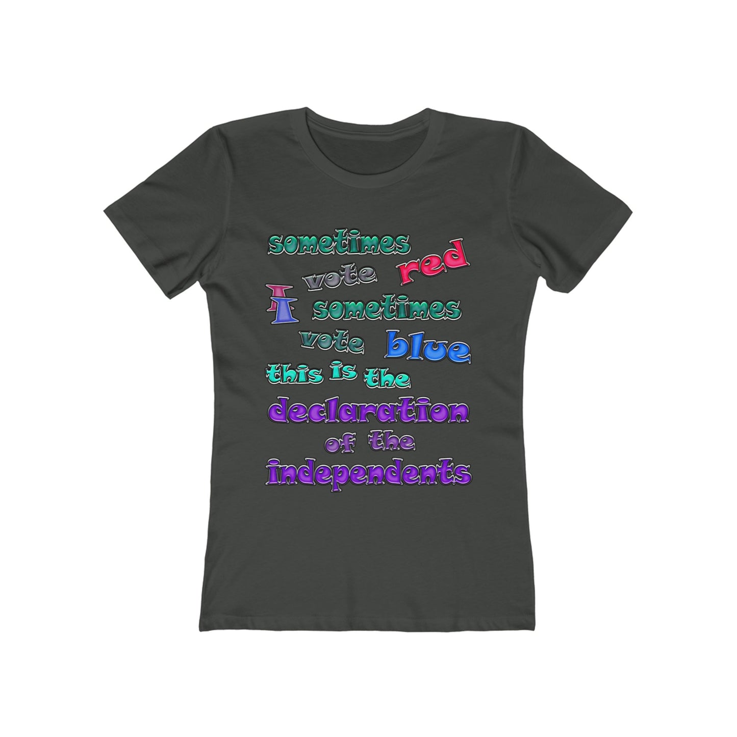 declaration of the independents - Women's The Boyfriend Tee