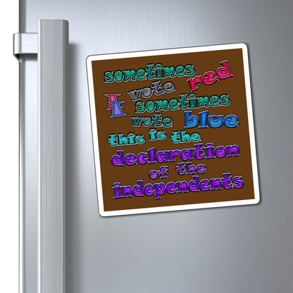 declaration of the independents - Magnets - (brown)