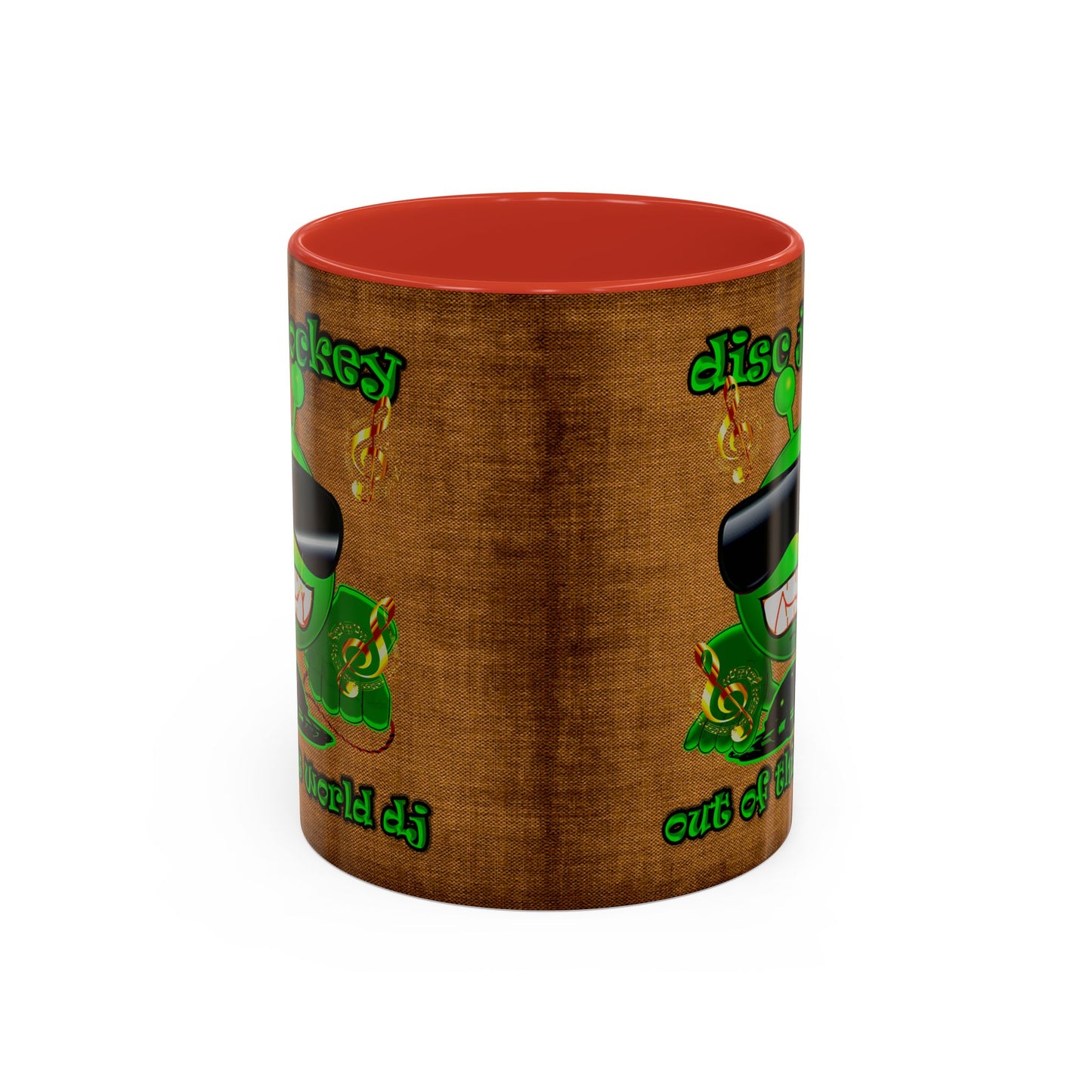 disc jockey - Accent Mug (brown papyrus)