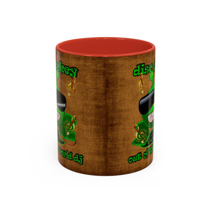 disc jockey - Accent Mug (brown papyrus)