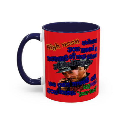 high noon - Accent Mug (red)