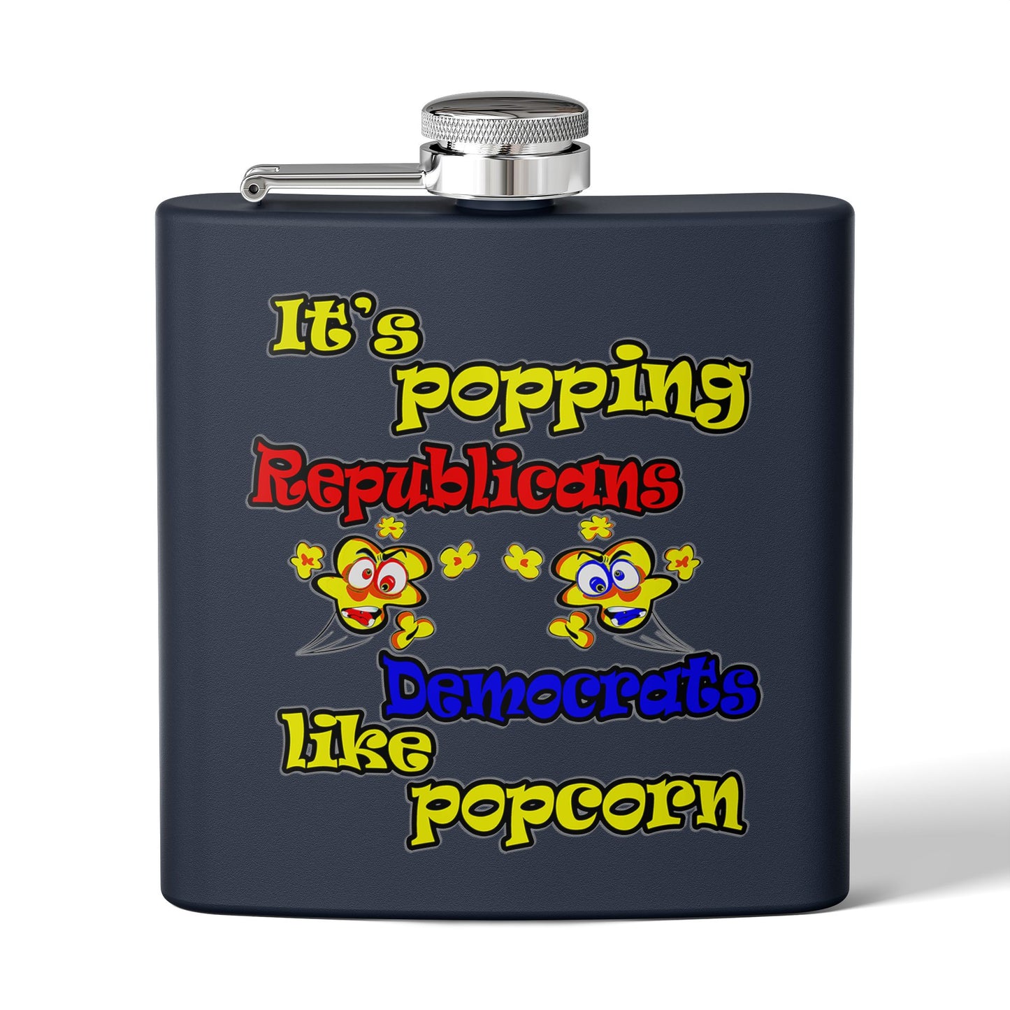popping like popcorn - Stainless Steel Flask