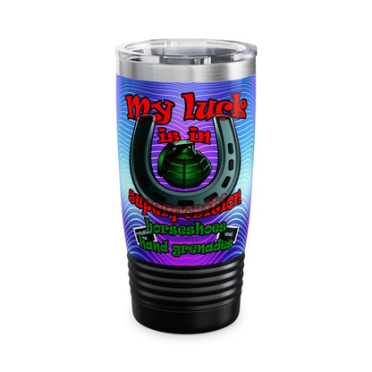 my luck - Ringneck Tumbler, 20oz (purple wave)