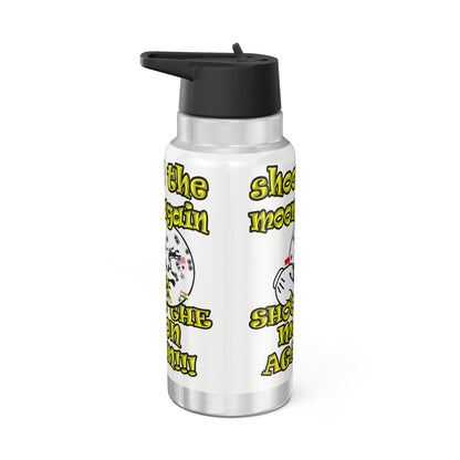 shoot the moon again - Gator Tumbler, 32oz (white)
