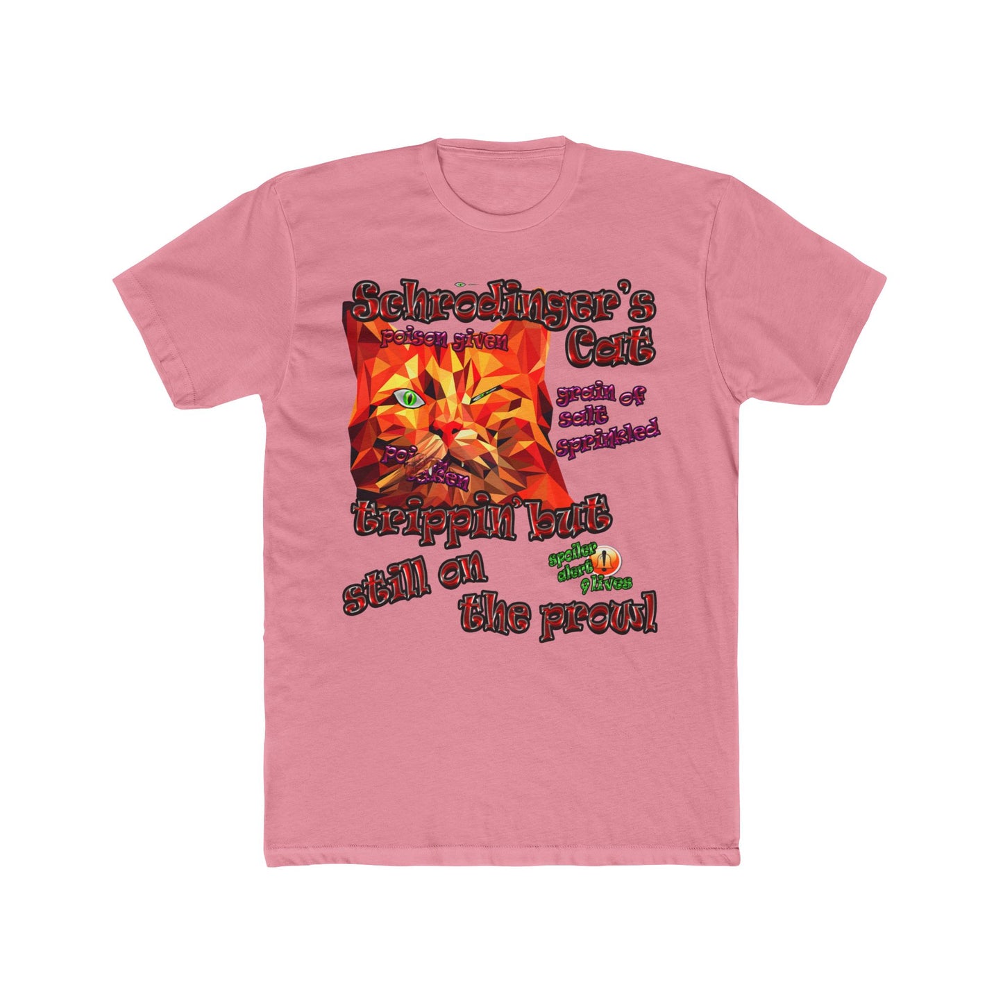 schrodinger's cat - Men's Cotton Crew Tee