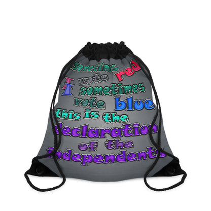 declaration of the independents - Drawstring Bag (grey-light grey)