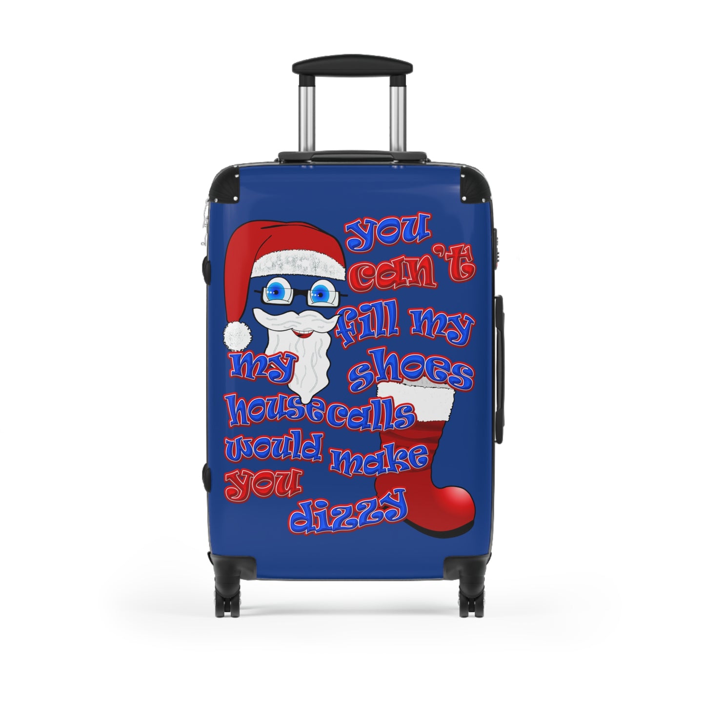 santa's shoes - Suitcase (dark blue)