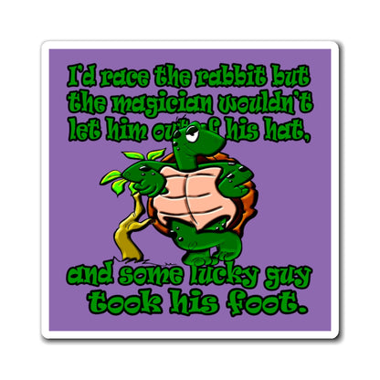 turtle race - Magnets - (light purple)
