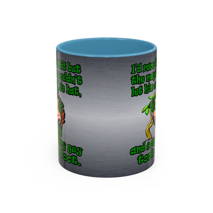 turtle race - Accent Mug (brushed nickel)