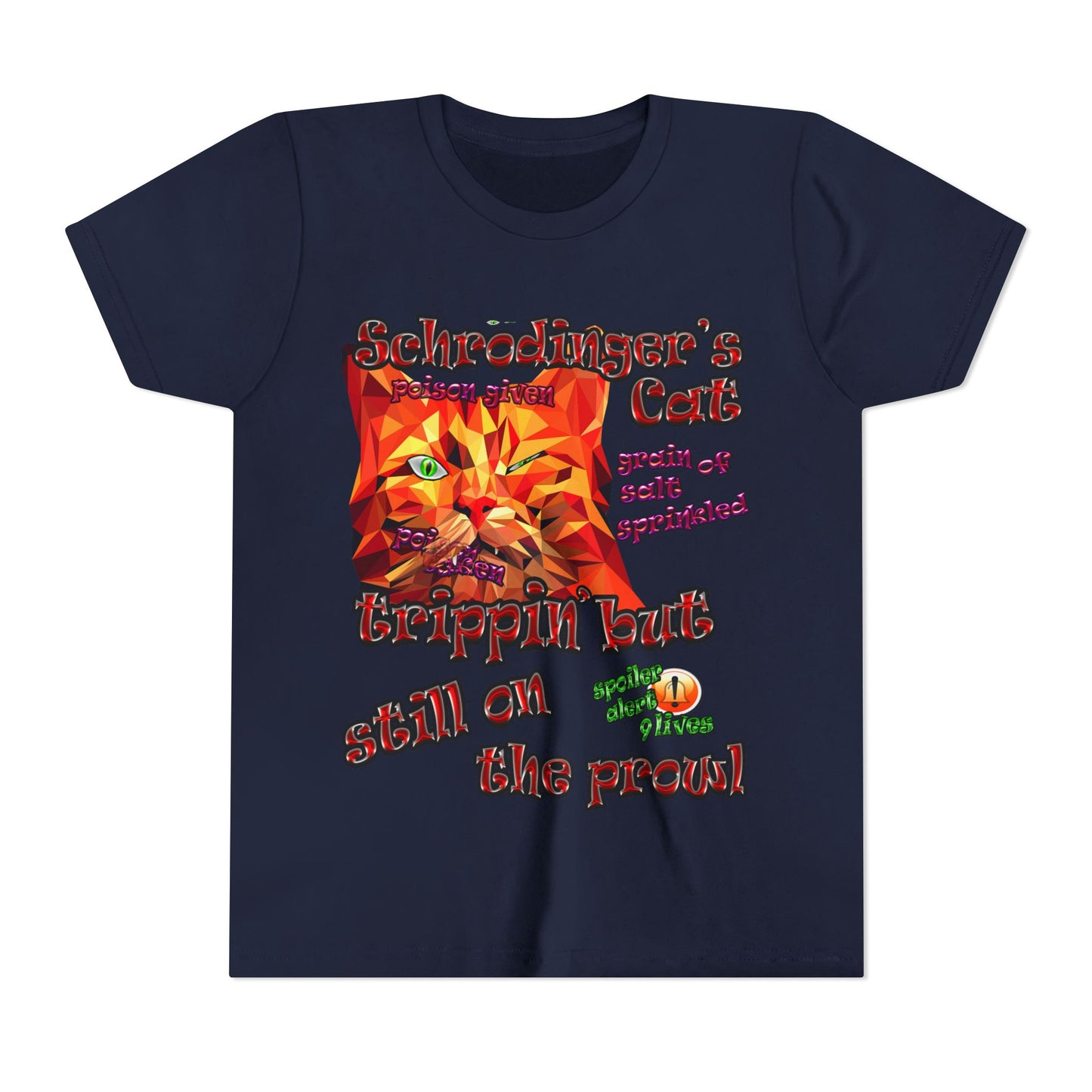 schrodinger's cat - Youth Short Sleeve Tee
