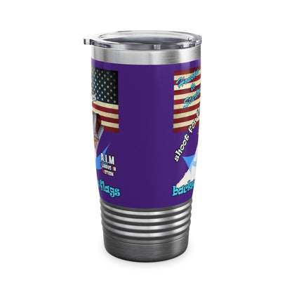 shoot for the stars - Ringneck Tumbler, 20oz (purple)