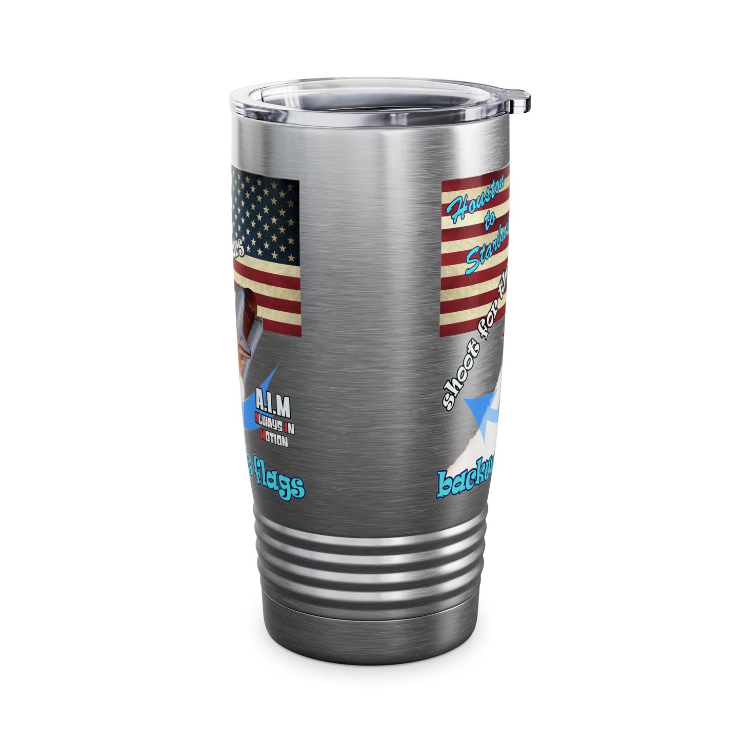 shoot for the stars - Ringneck Tumbler, 20oz
