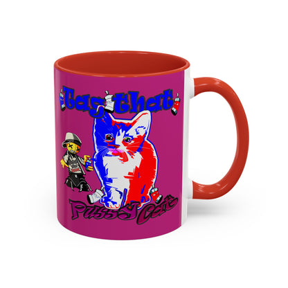 tag that - Accent Mug (pink)