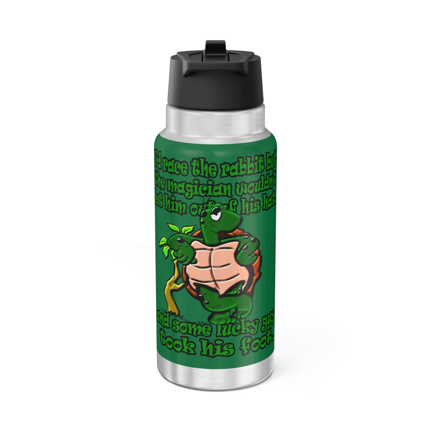 turtle race - Gator Tumbler, 32oz (dark green)