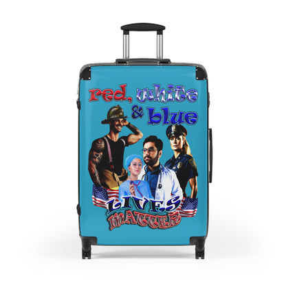 rw&b lives matter - Suitcase (turquoise)