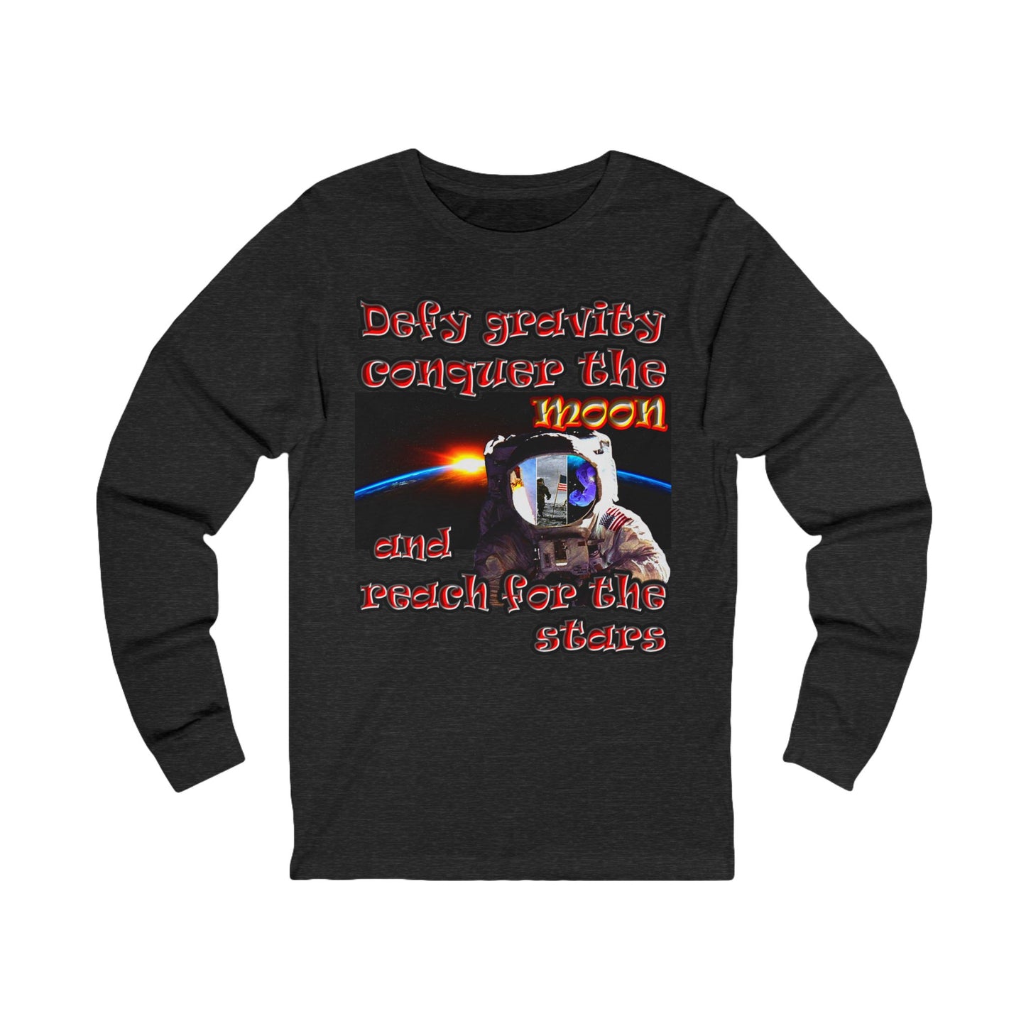 defy conquer reach - Unisex Jersey Long Sleeve Tee