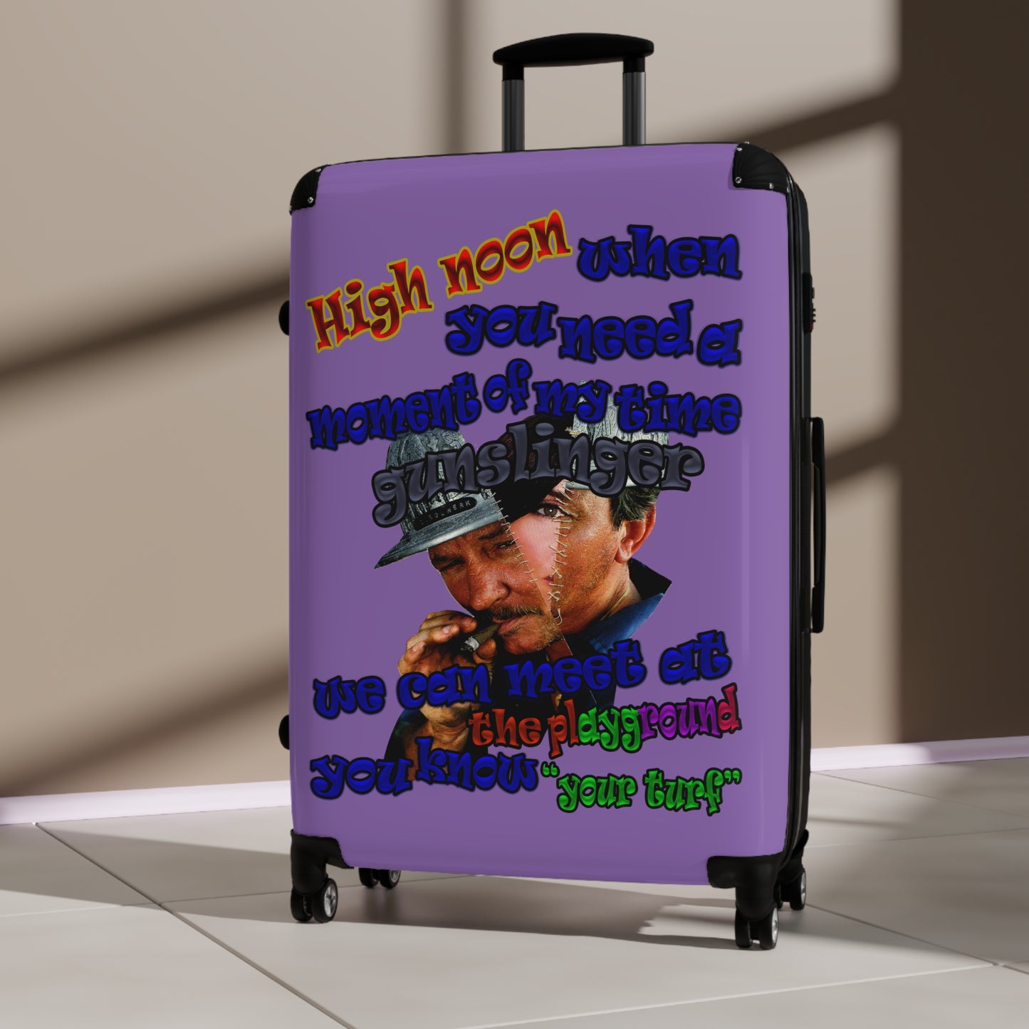 high noon - Suitcase (light purple)