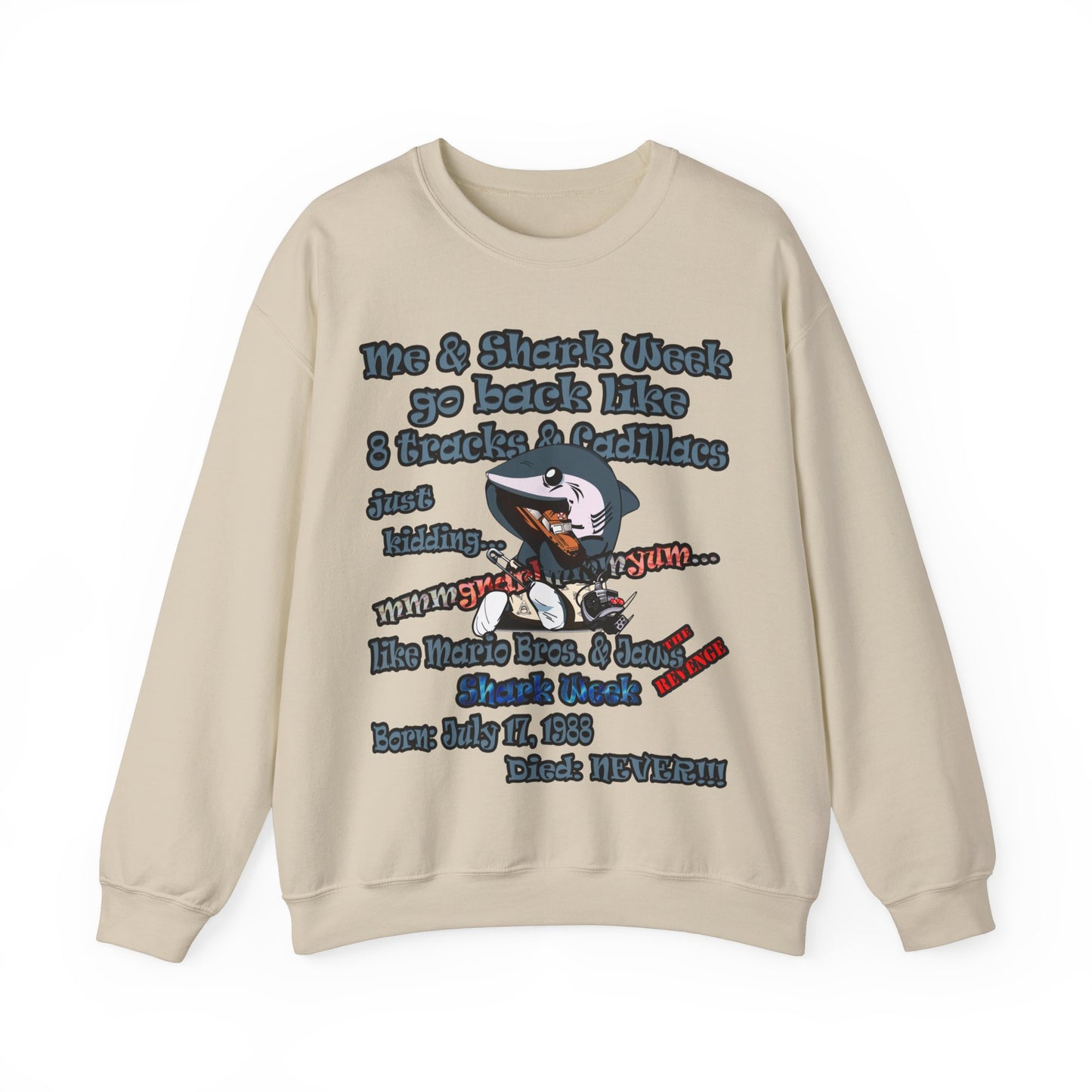 shark week - Unisex Heavy Blend™ Crewneck Sweatshirt