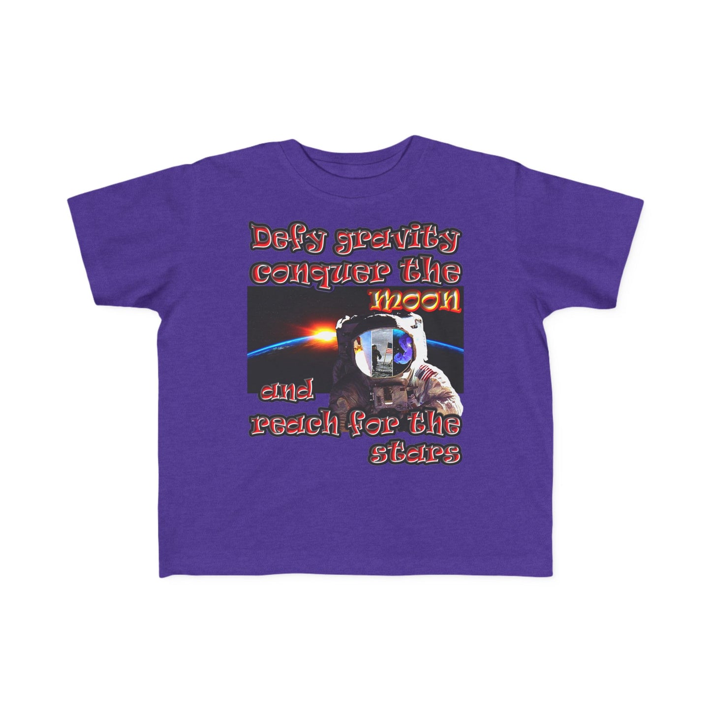 defy conquer reach - Toddler's Fine Jersey Tee