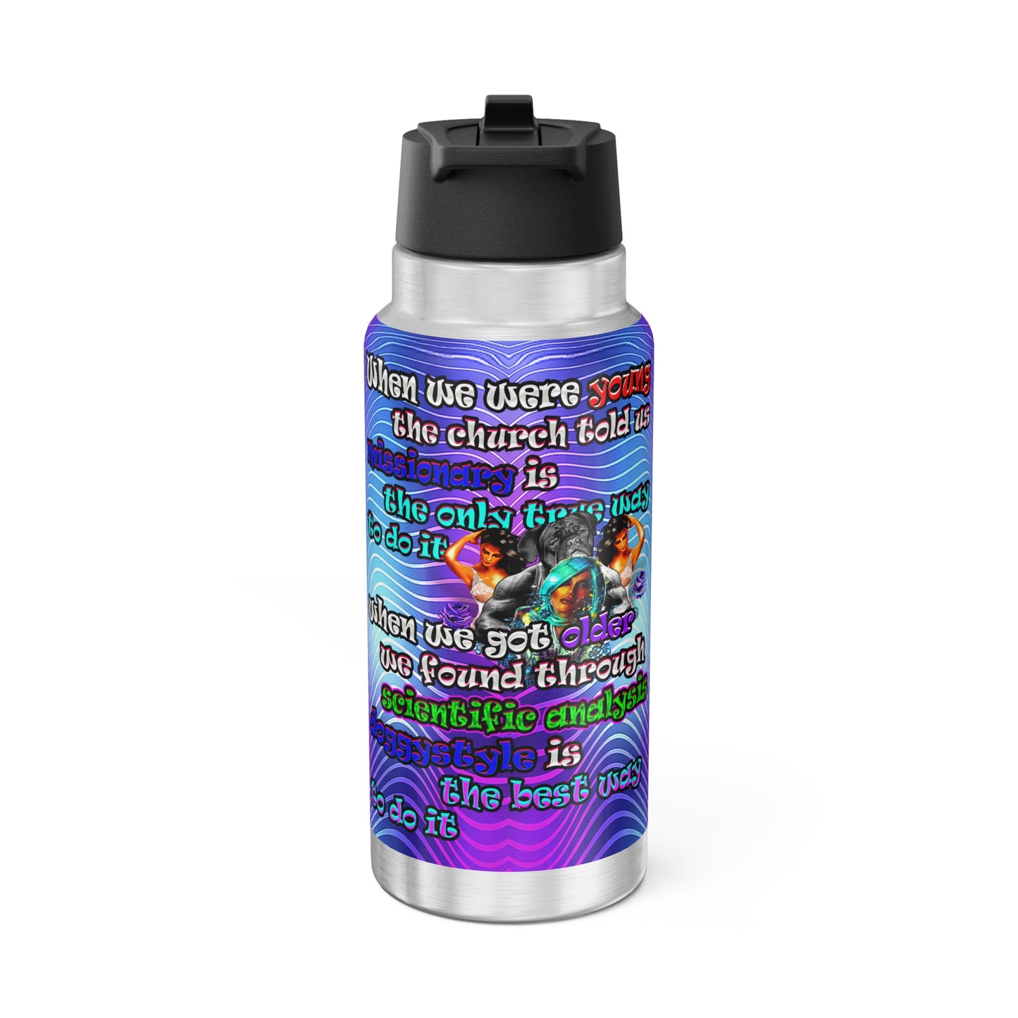 doggystyle - Gator Tumbler, 32oz  (purple wave)