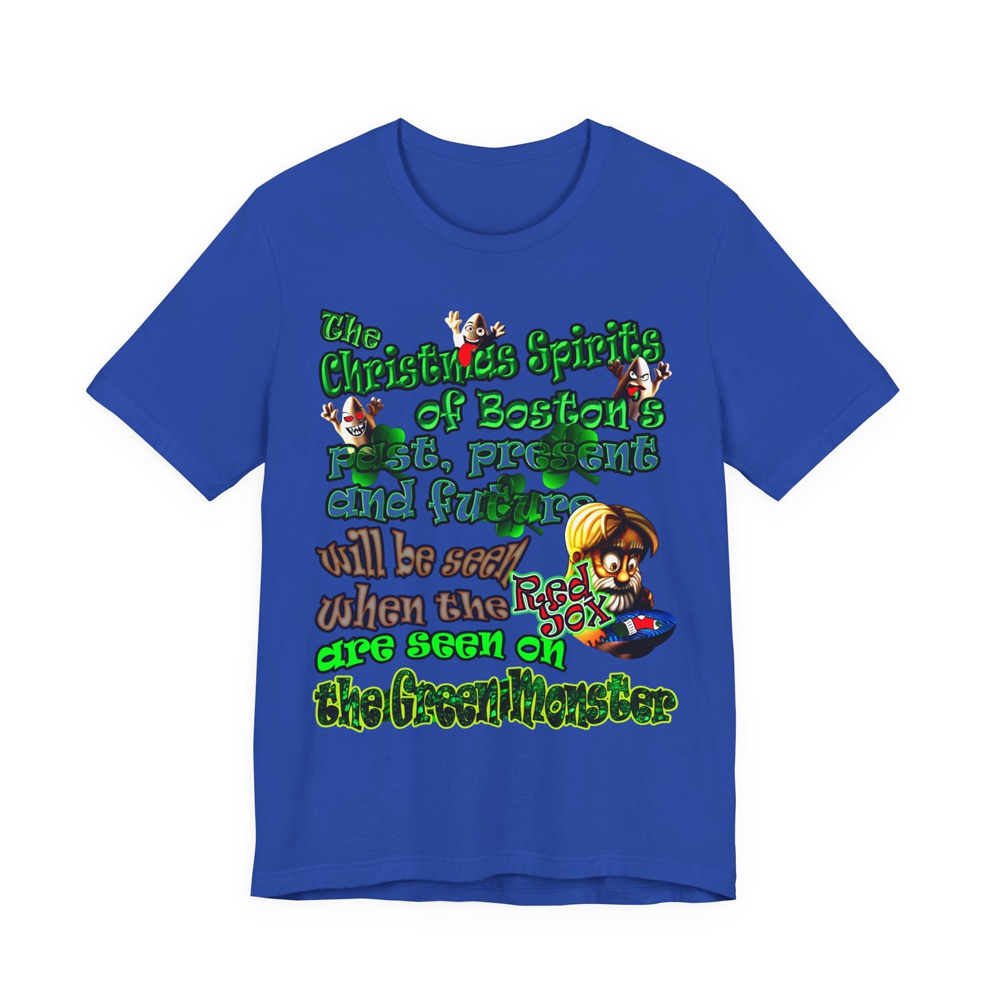 christmas spirits of boston - Unisex Jersey Short Sleeve Tee