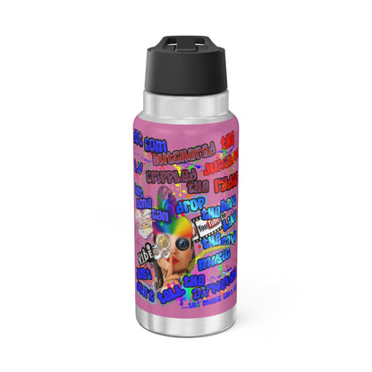 drop the beat - Gator Tumbler, 32oz (light pink)