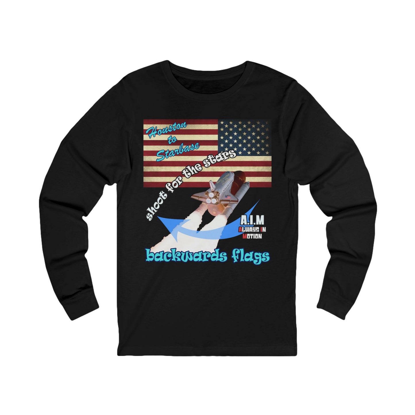 shoot for the stars - Unisex Jersey Long Sleeve Tee