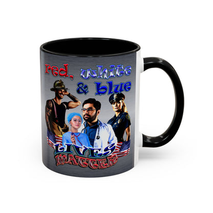 rw&b lives matter - Accent Mug (brushed nickel)
