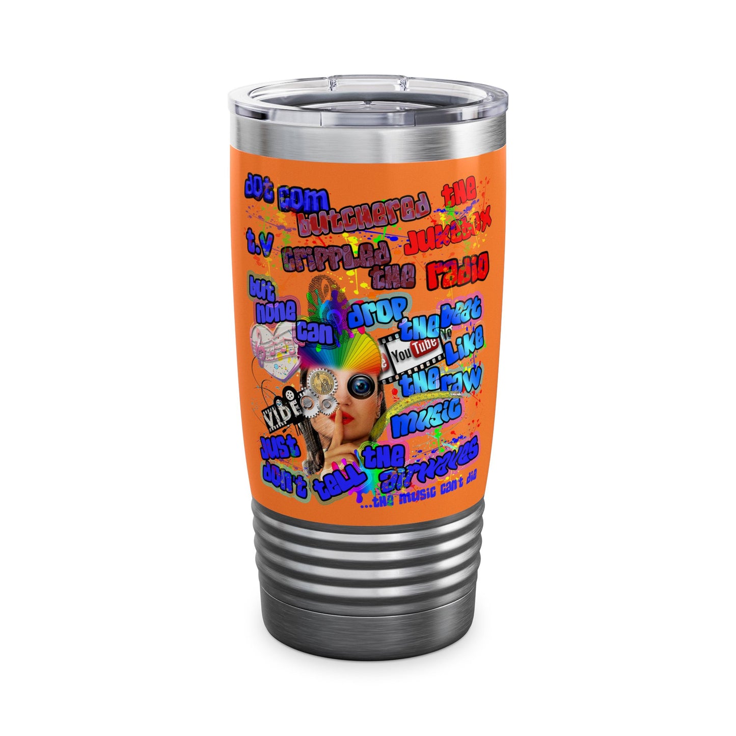 drop the beat - Ringneck Tumbler, 20oz (crusta)