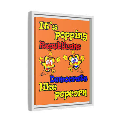 popping like popcorn - framed canvas art (crusta)