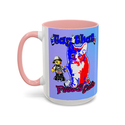 tag that - Accent Mug (light blue-purple wave)