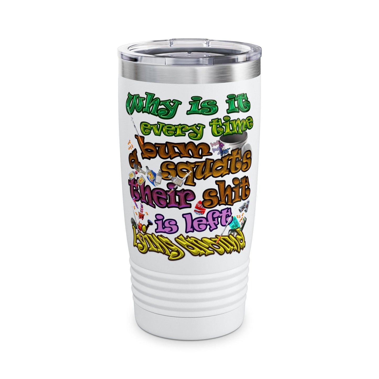 love peace - Ringneck Tumbler, 20oz