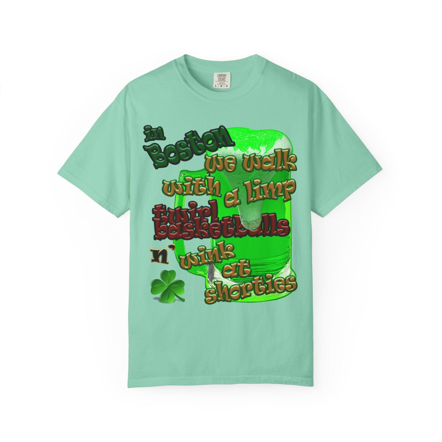 celtics logo - Unisex Garment-Dyed T-shirt