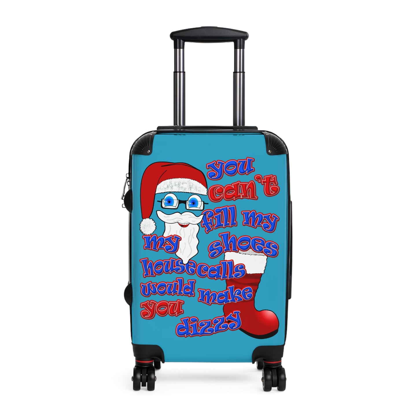 santa's shoes - Suitcase (turquoise)