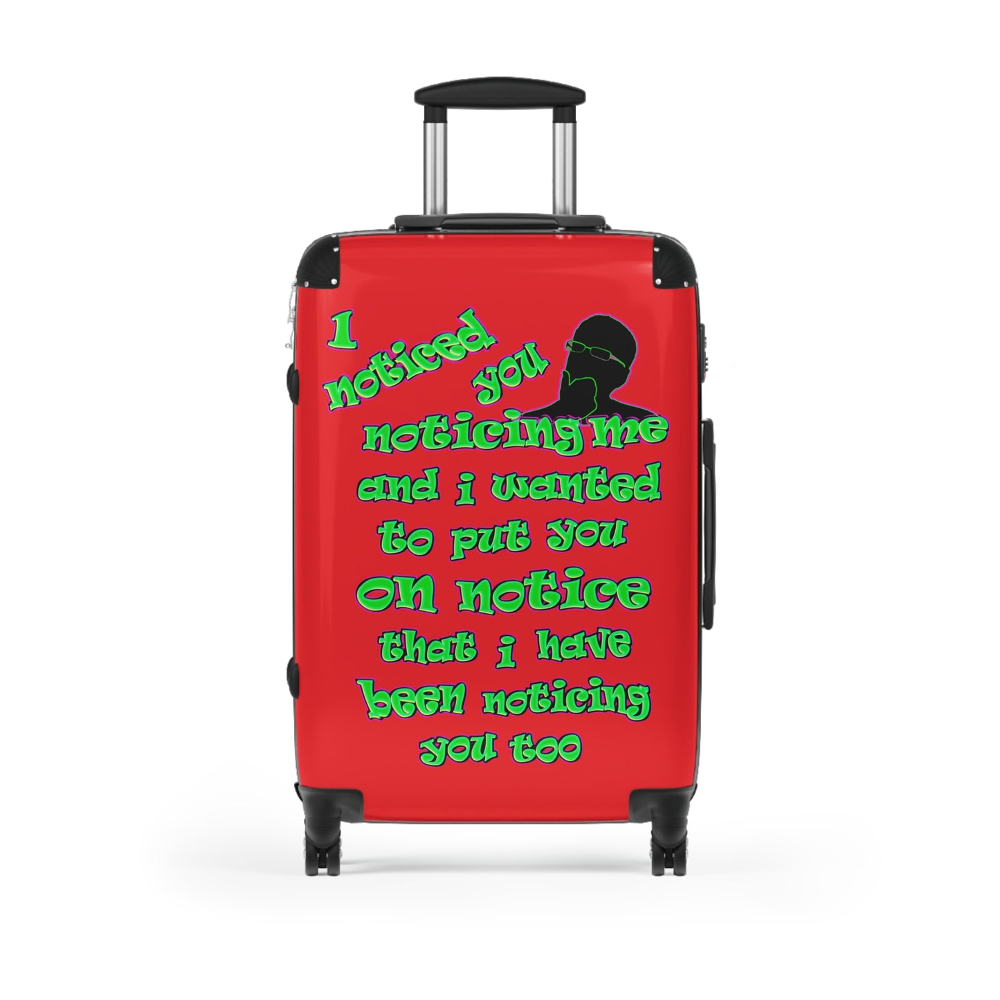 noticed you noticing - Suitcase (red)