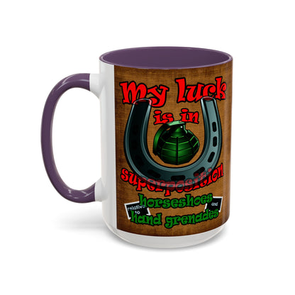 my luck - Accent Mug (brown papyrus)