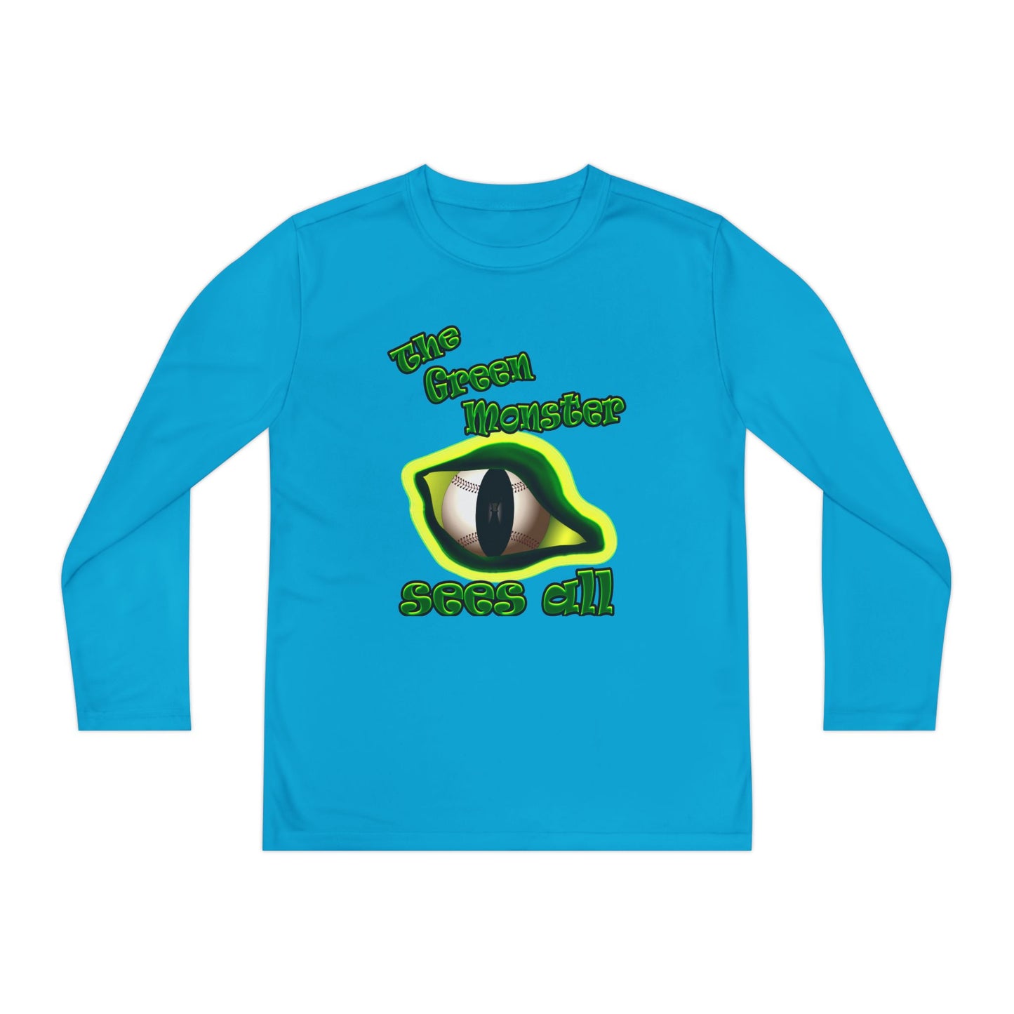 green monster - Youth Long Sleeve Competitor Tee