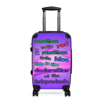 declaration of the independents - Suitcase (purple-pink wave)