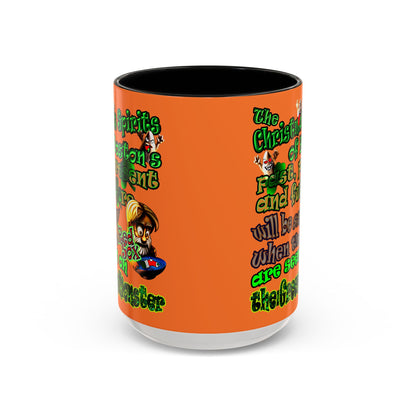 christmas spirits of boston - Accent Mug (crusta)