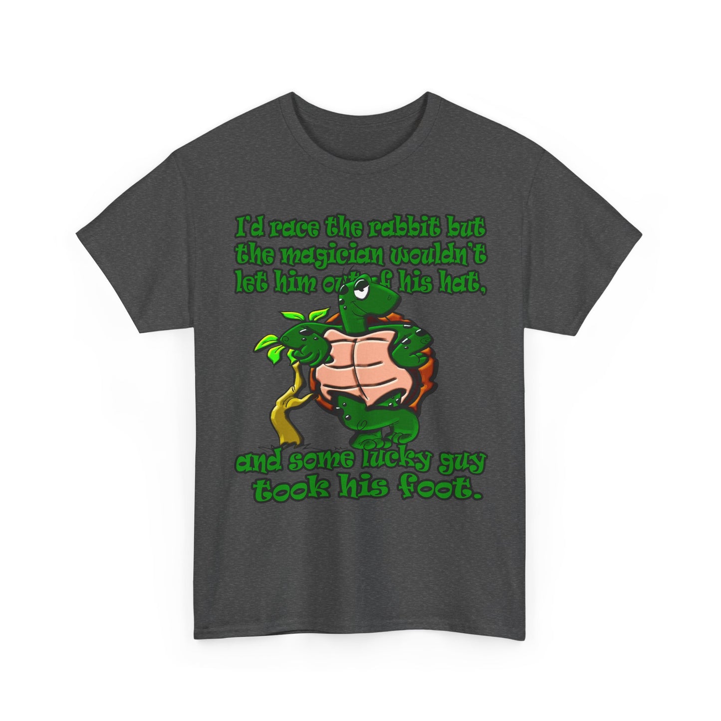 turtle race - Unisex Heavy Cotton Tee