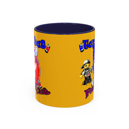 tag that - Accent Mug (yellow)