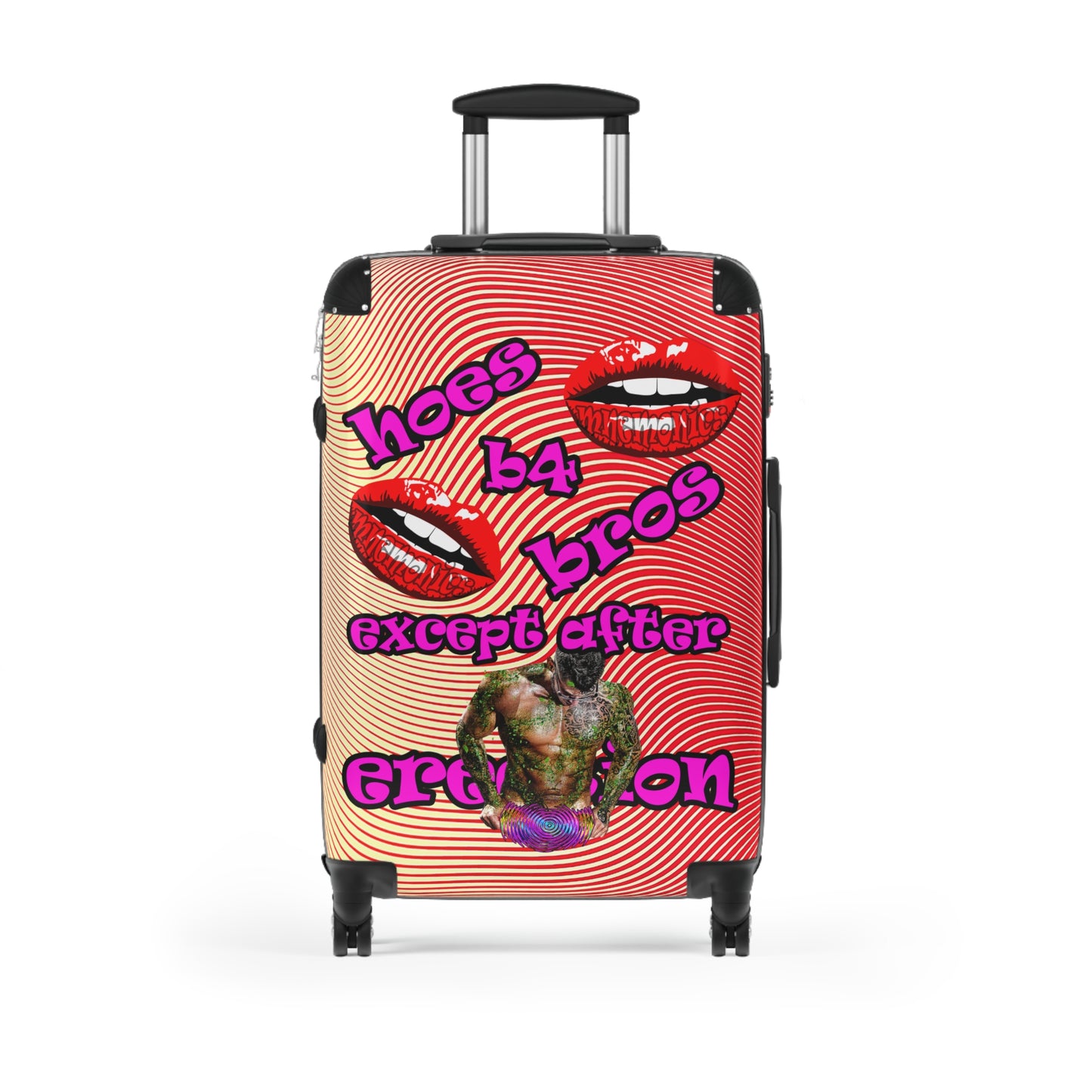 hoes b4 bros - Suitcase (yellow-orange wave)