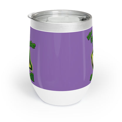 green monster - Chill Wine Tumbler (light purple)