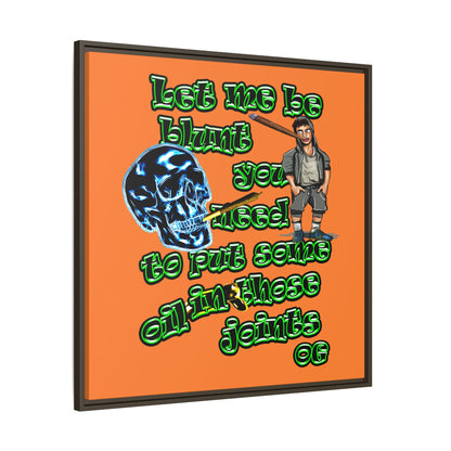 og - framed canvas art (crusta)