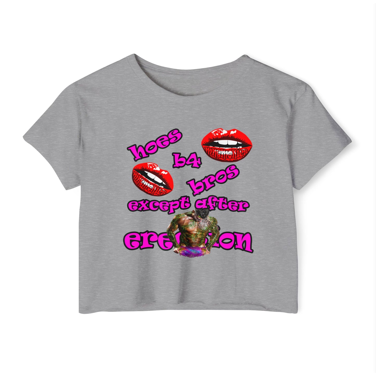 hoes b4 bros - Women's Festival Crop Top