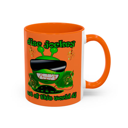 disc jockey - Accent Mug (crusta)