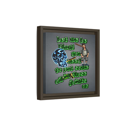 og - framed canvas art (grey-light grey)