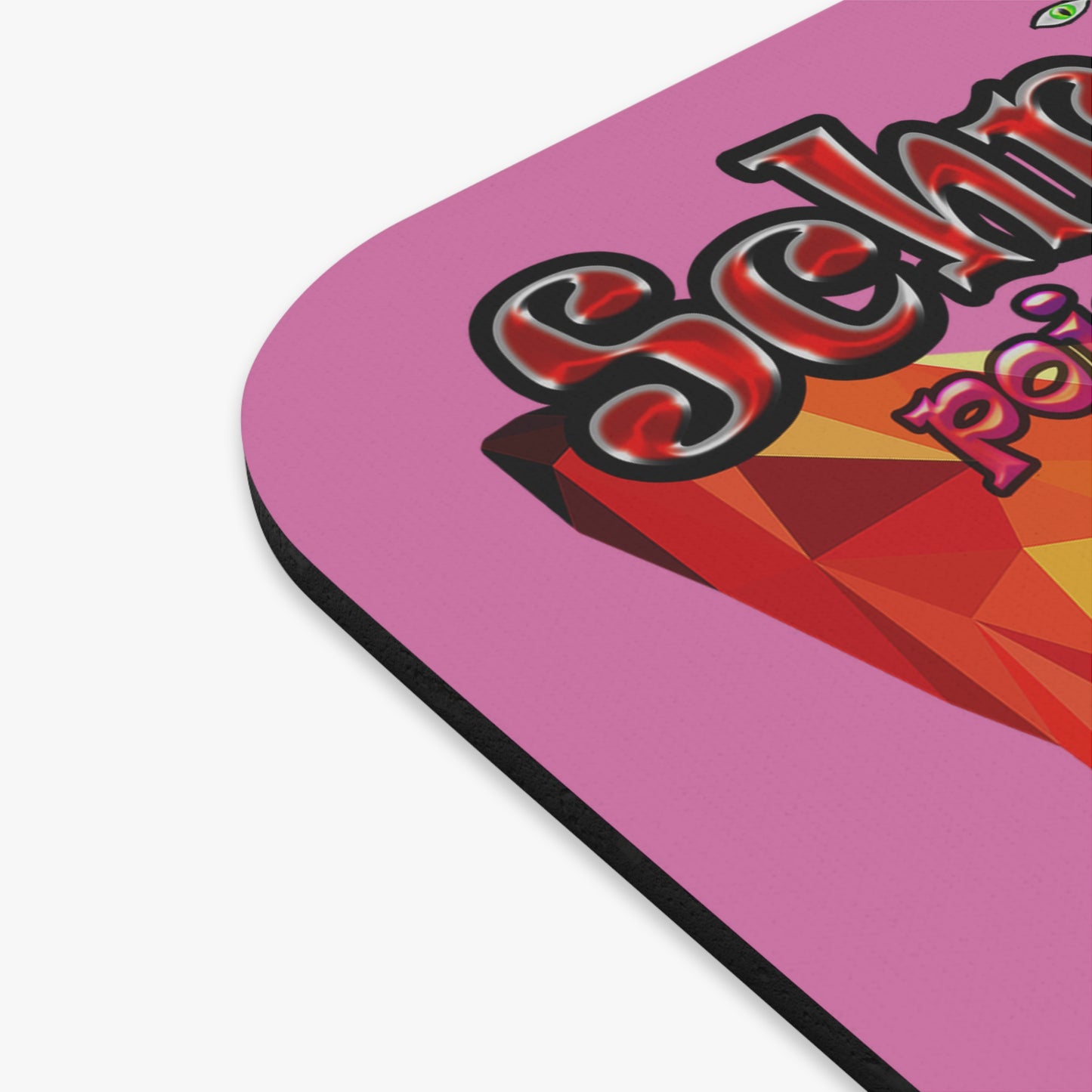 schrodinger's cat - Mouse Pad (Rectangle) (light pink)