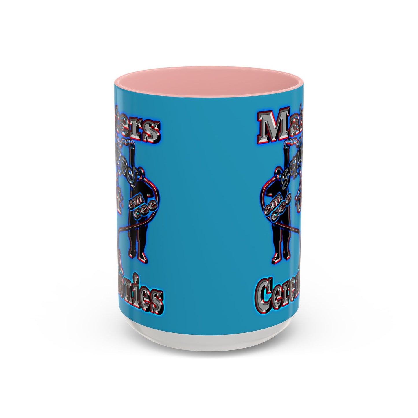 em cee squared - Accent Mug (turquoise)
